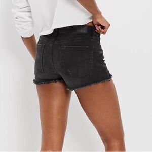 Size 2 - American Eagle Denim Shorts Next Level Stretch Black